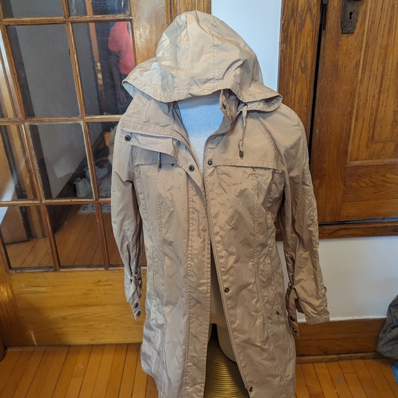 Beige Rain Jacket - Picture 4 of 6